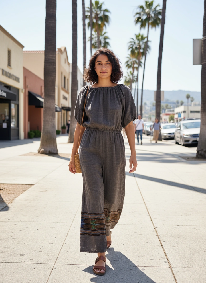 Adiya Jumpsuit- Ashwood Tilet