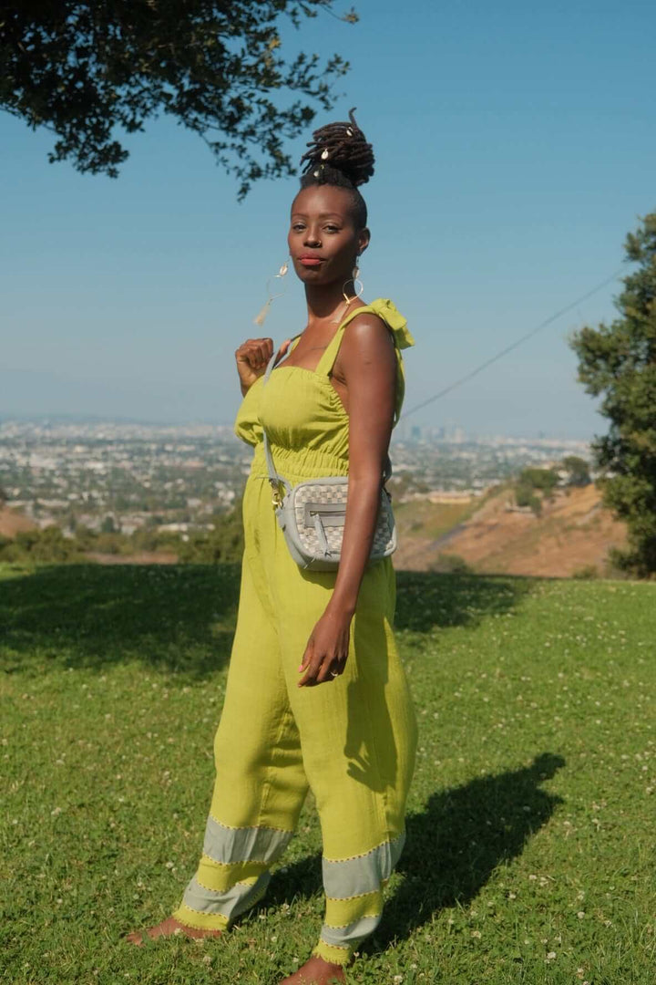 ShopYego Jumpsuits Lime Green Sebie Jumpsuit