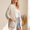 ShopYego Women's Tops Coastal Ivory Zelalem Cardi