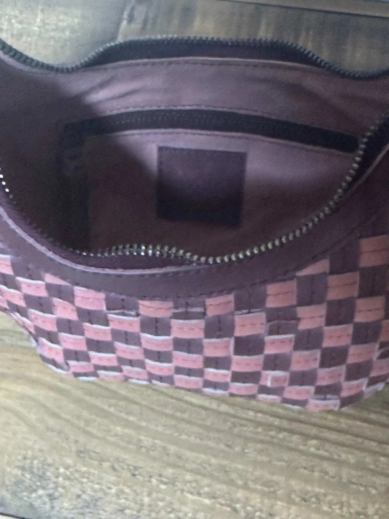 Bella Crescent Shoulder Bag- Garnet Desert Rose