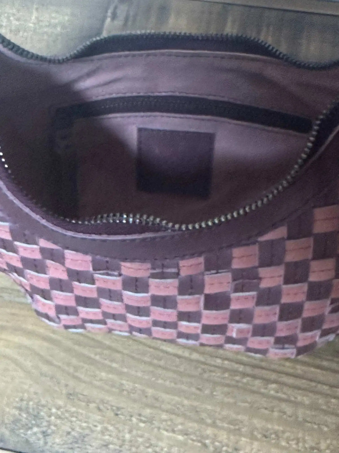 Bella Crescent Shoulder Bag- Garnet Desert Rose