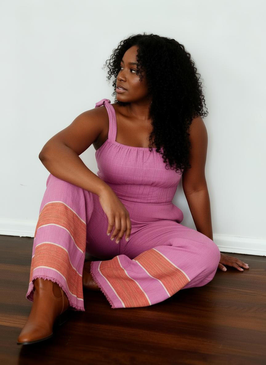 Sebie Jumpsuit - Electric Purple