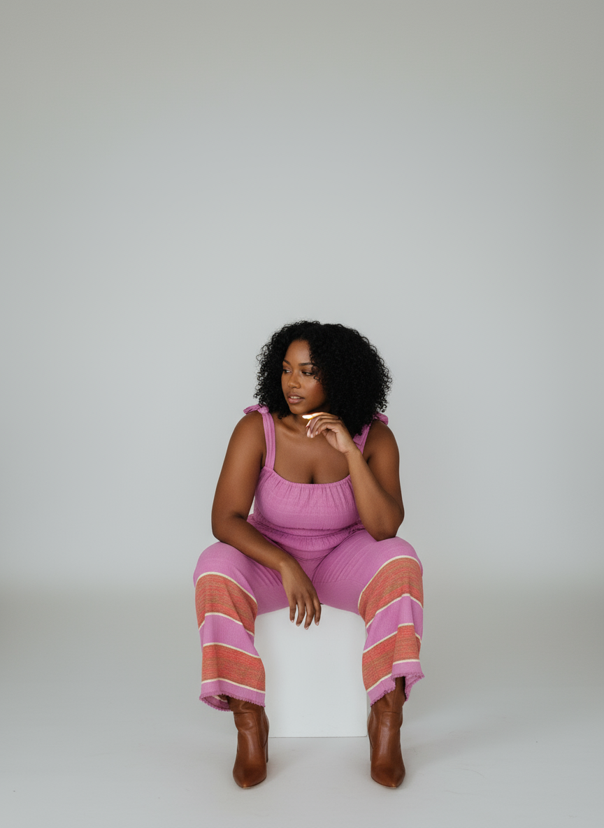 Sebie Jumpsuit - Electric Purple