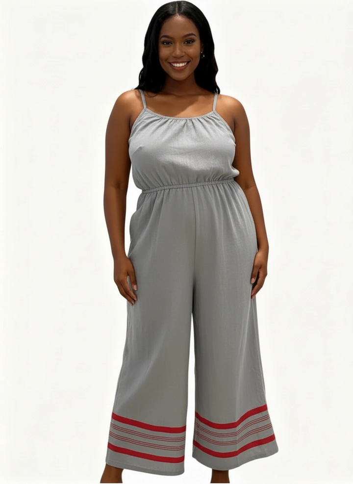 Naima Jumpsuit- Light Slate