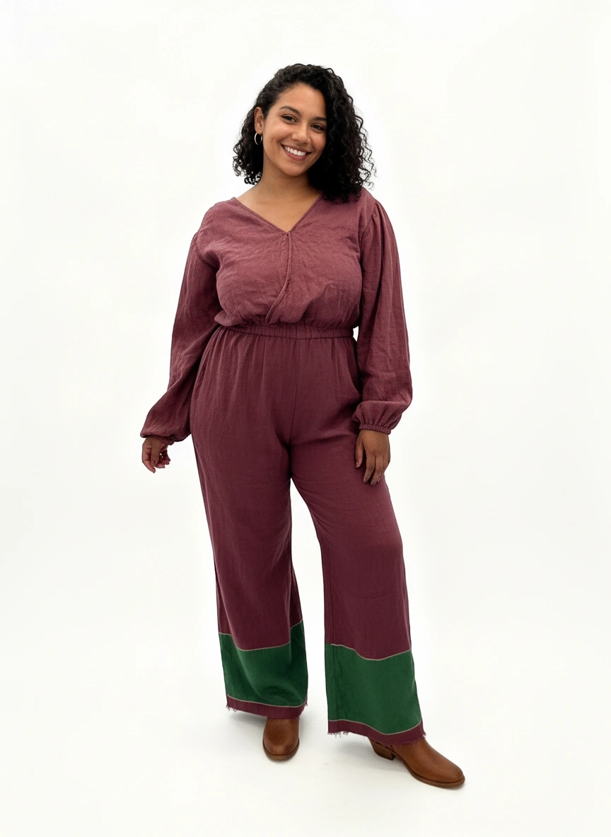 Mahlet Jumpsuit- Berry Kiss