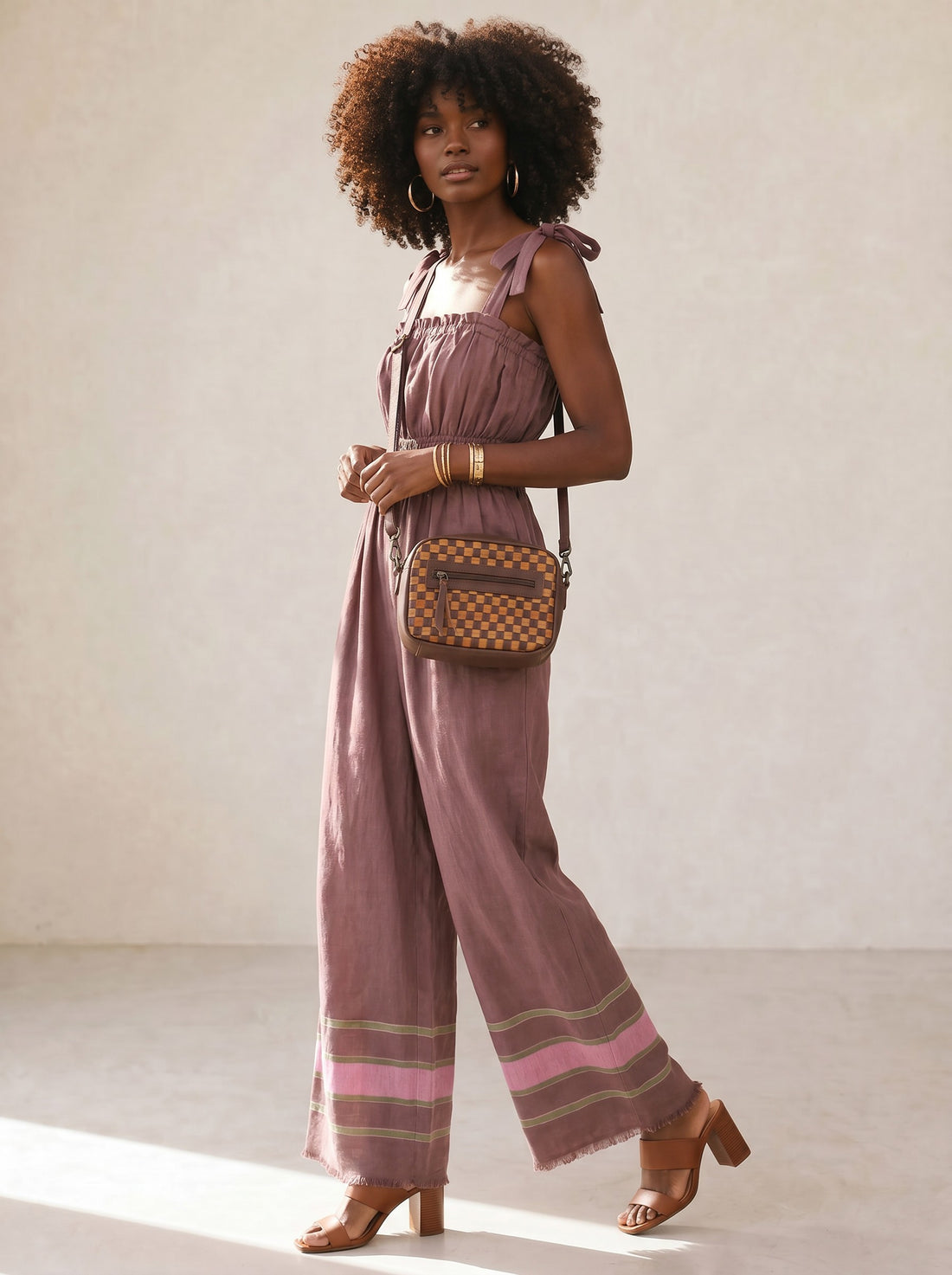 Sebie Jumpsuit - Heirloom Mauve