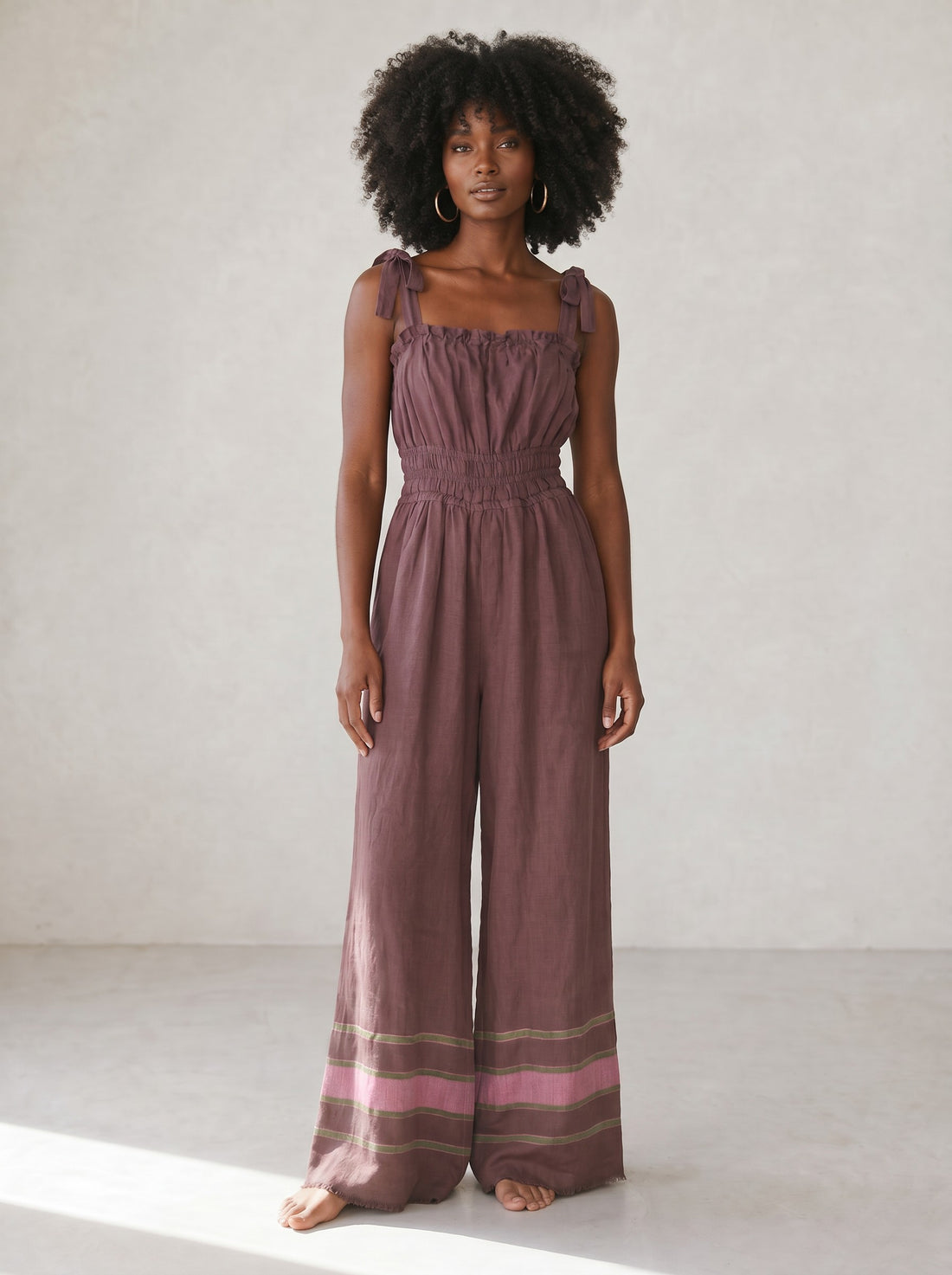 Sebie Jumpsuit - Heirloom Mauve