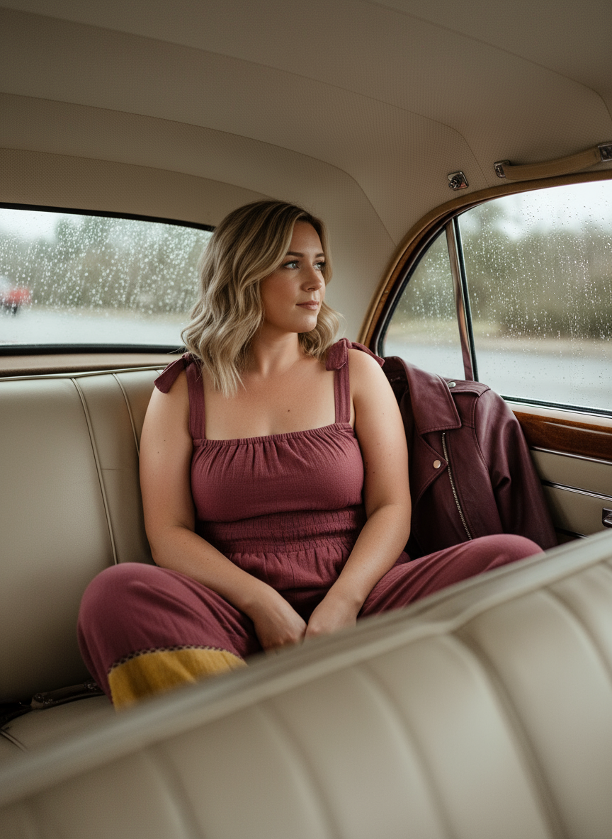 Sebie Jumpsuit - Plum Eclipse