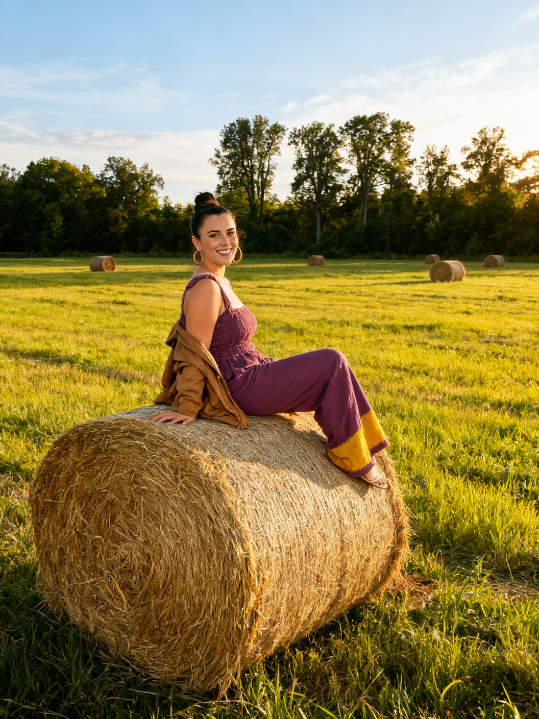 Sebie Jumpsuit - Purple Reign