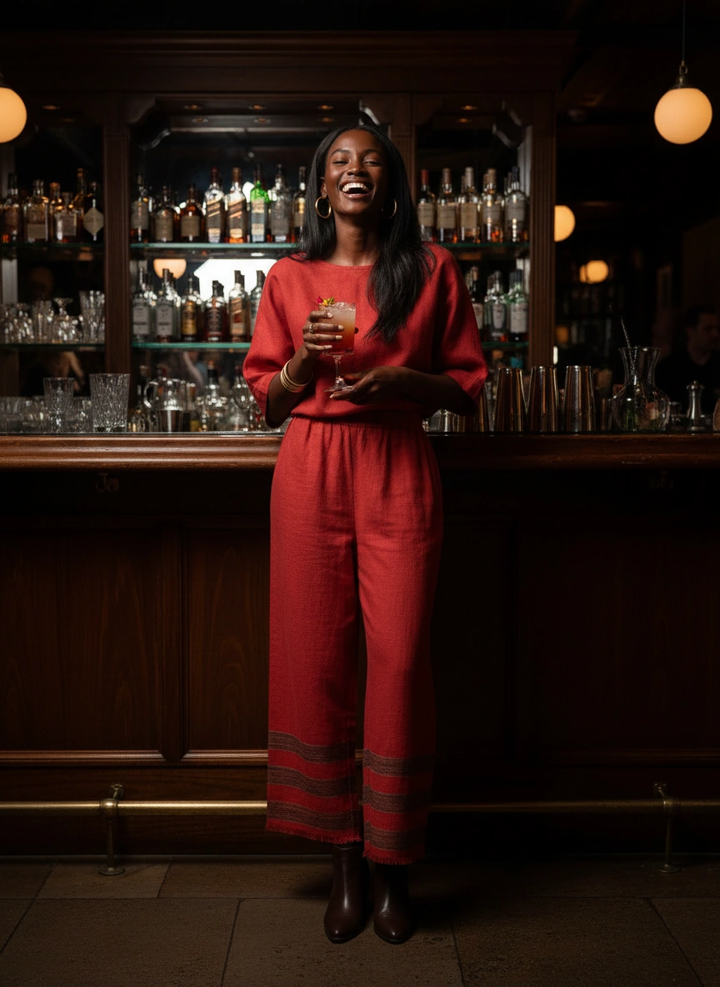 Rahel Pants - Red Ember