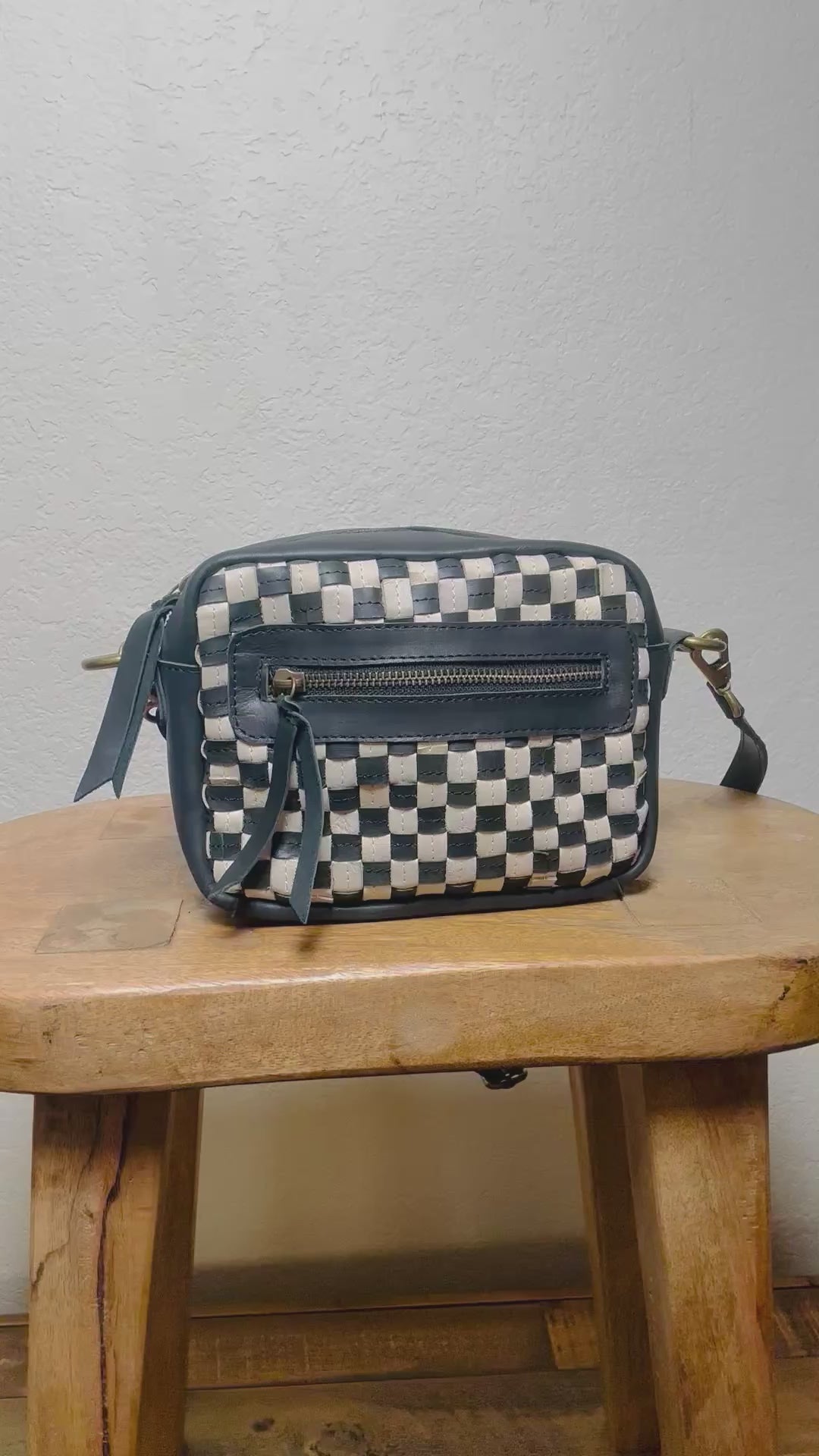 Gode Mini Camera Bag- Stone & Salt