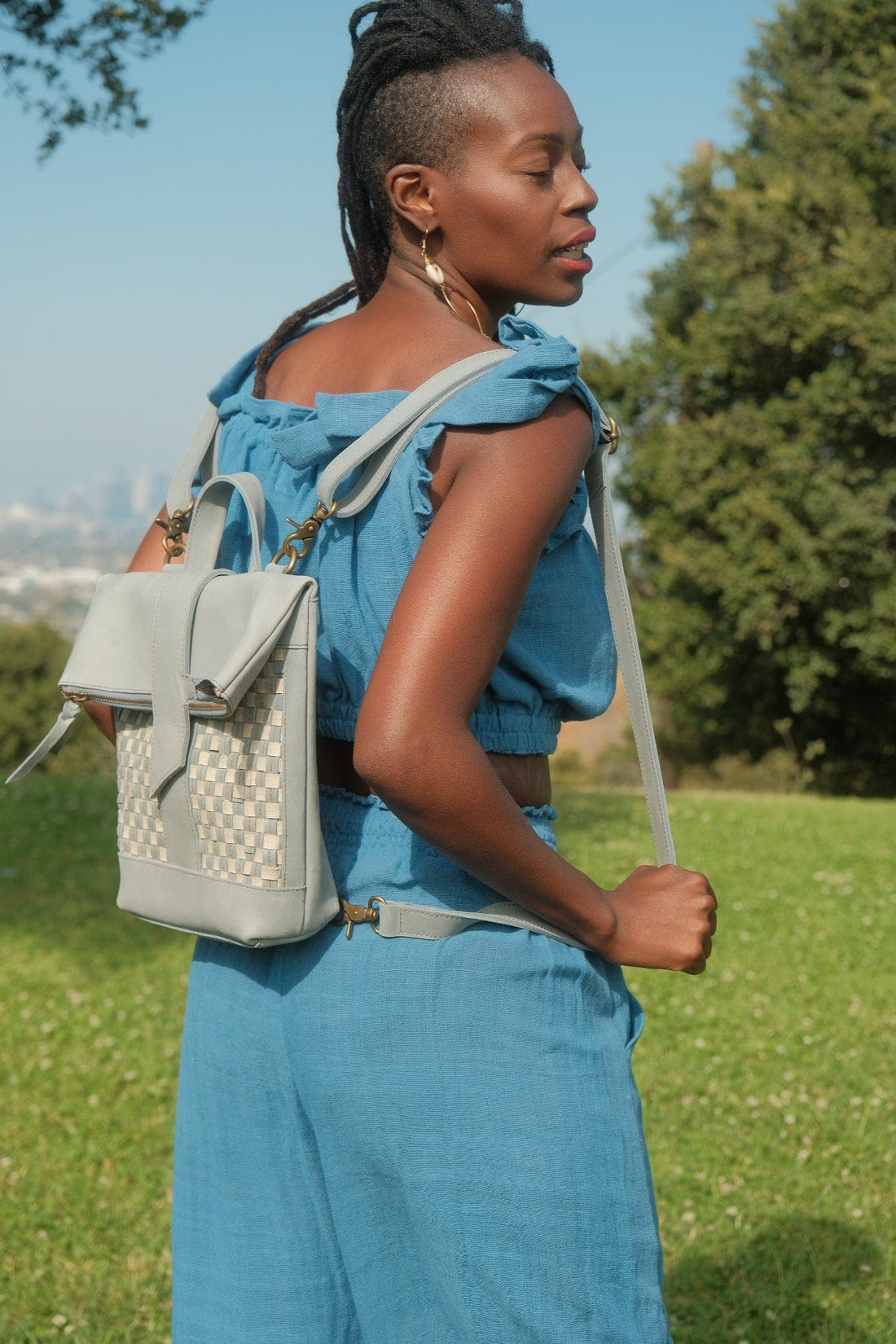 ShopYego Bags Blue Nile Mist Omo Backpack