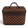 ShopYego Bags Buna Umber Kobo Handwoven Leather Makeup Bag & Travel Case