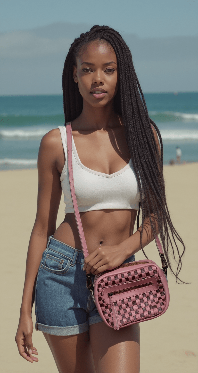 ShopYego Bags Cherry Red & Rose Gode Mini Camera  Bag