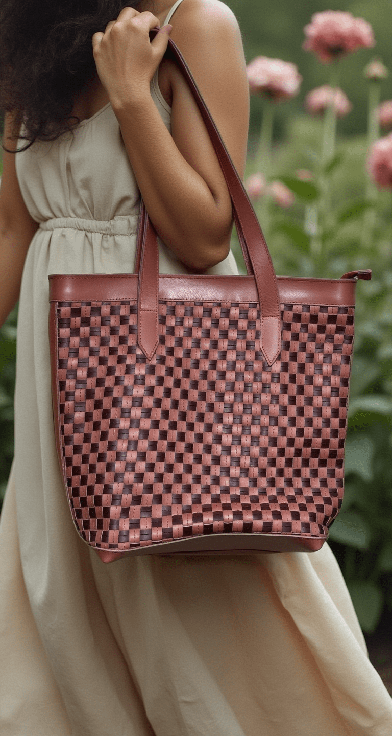 ShopYego Bags Cherry Red & Rose Kosso Bag