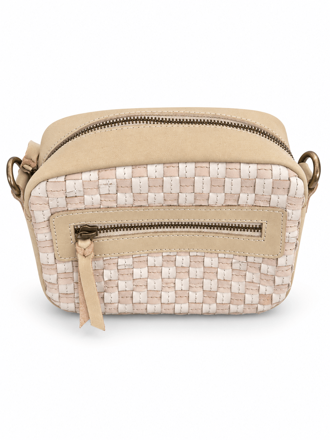 ShopYego Bags Gode Handwoven Leather Mini Crossbody Camera Bag