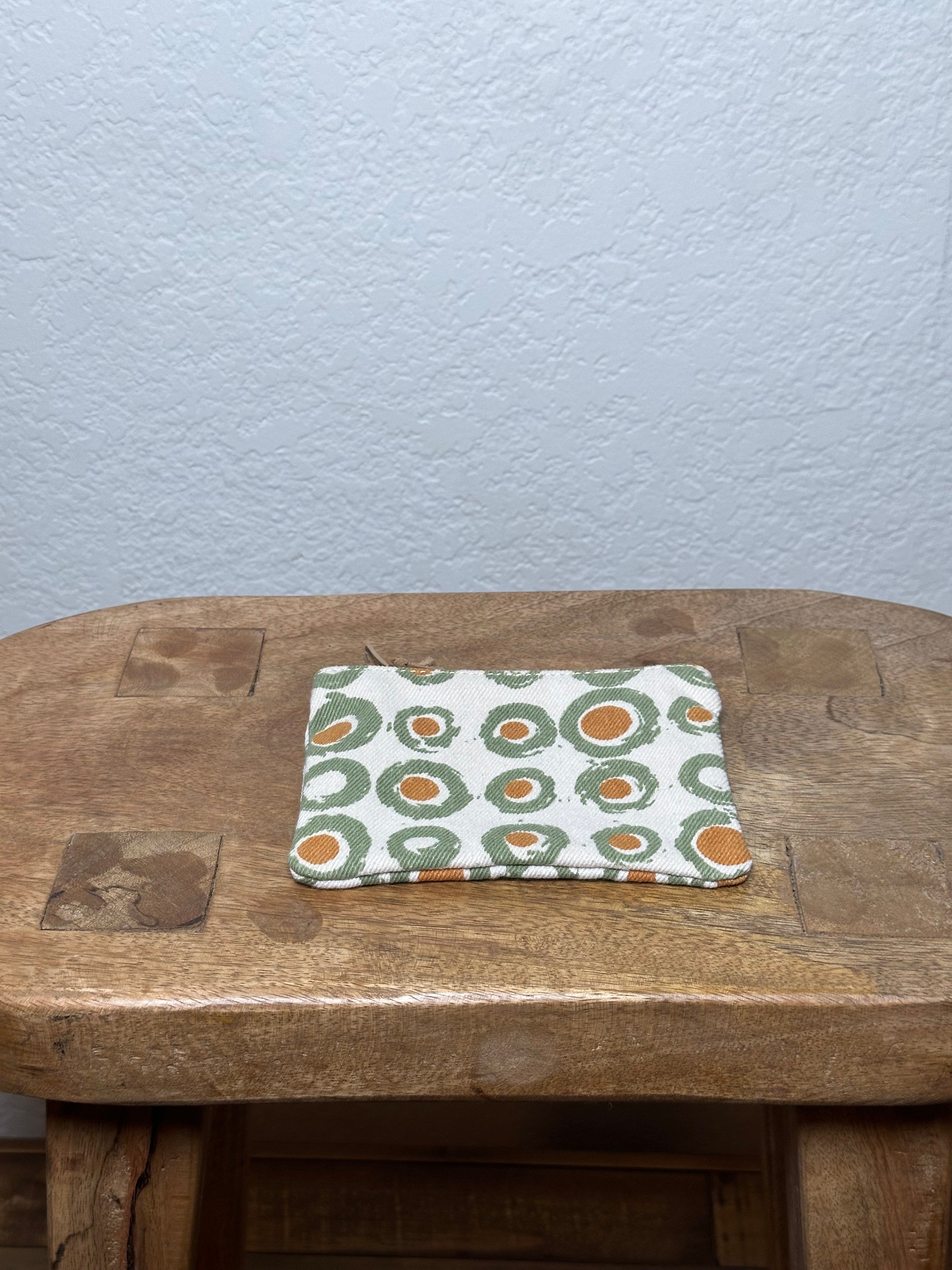 ShopYego Bags Green Circles Burayu Micro Pouch