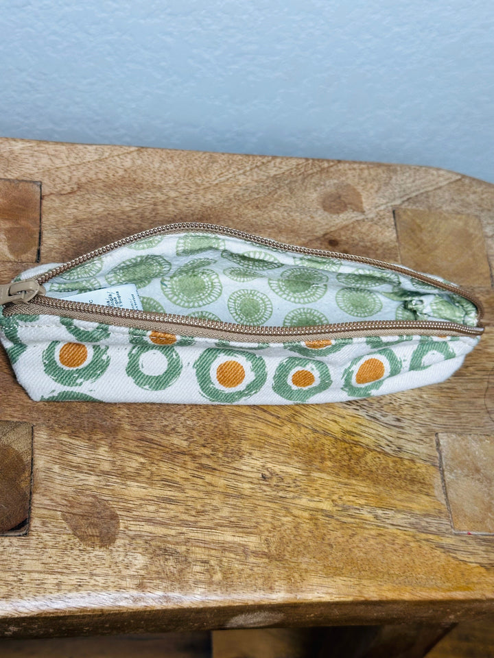 ShopYego Bags Green Circles Sebeta Pencase