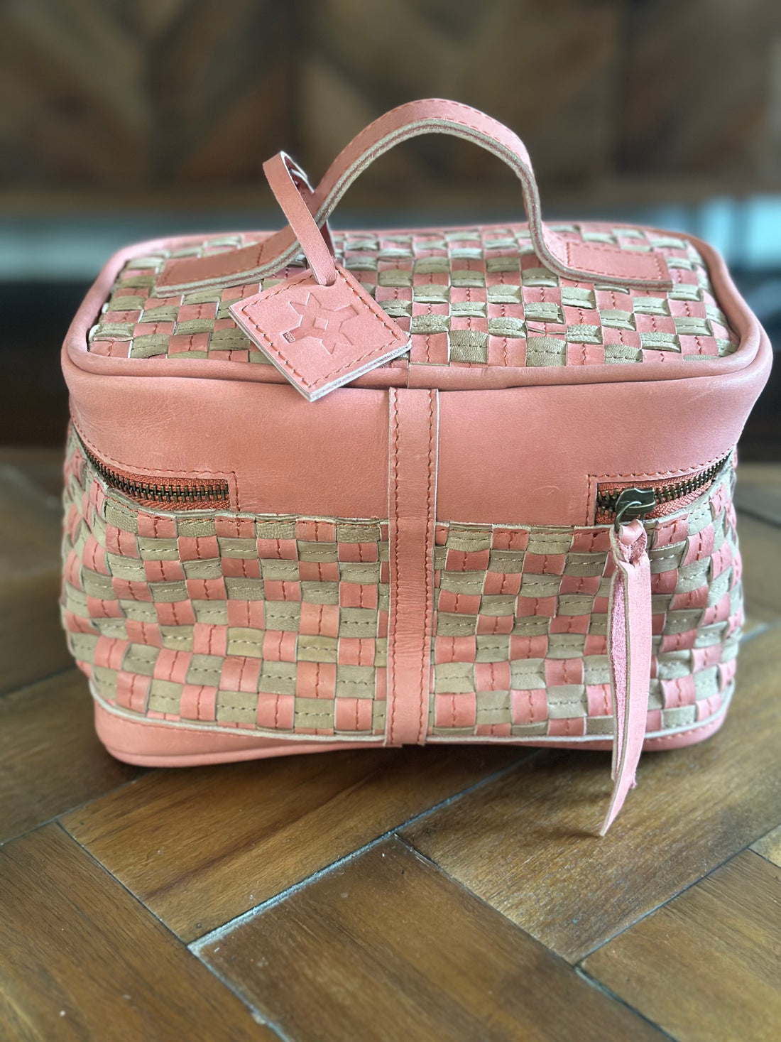 ShopYego Bags Jade & Shell Kobo Makeup Bag- Desert Rose