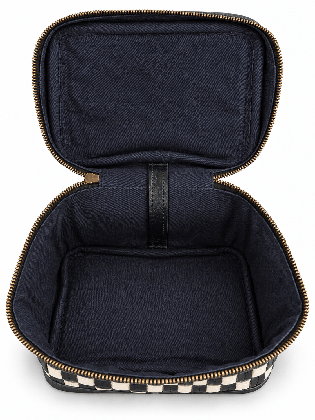 ShopYego Bags Kobo Handwoven Leather Makeup Bag & Travel Case