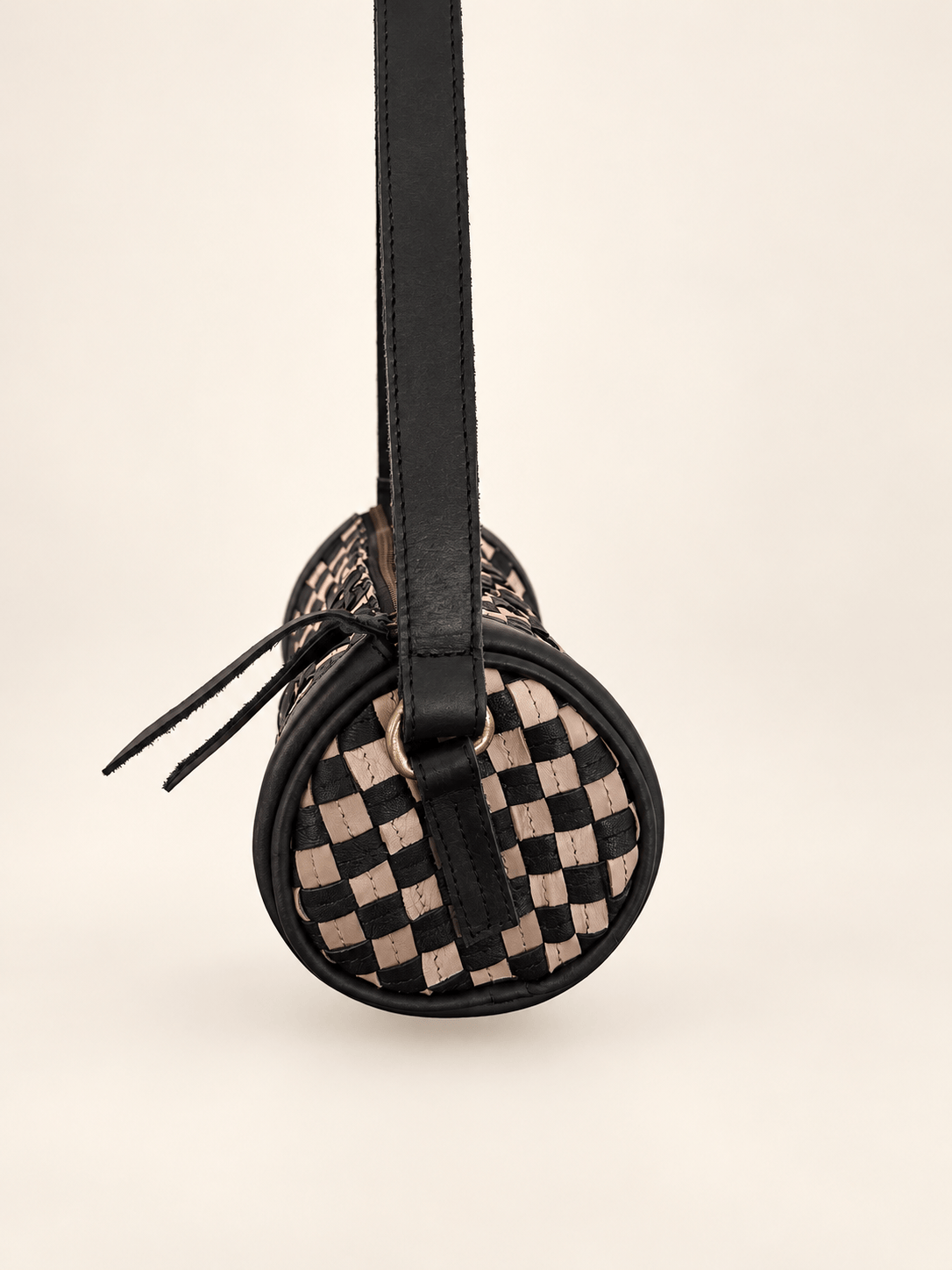 ShopYego Bags Konso Handcrafted Leather Barrel Bag