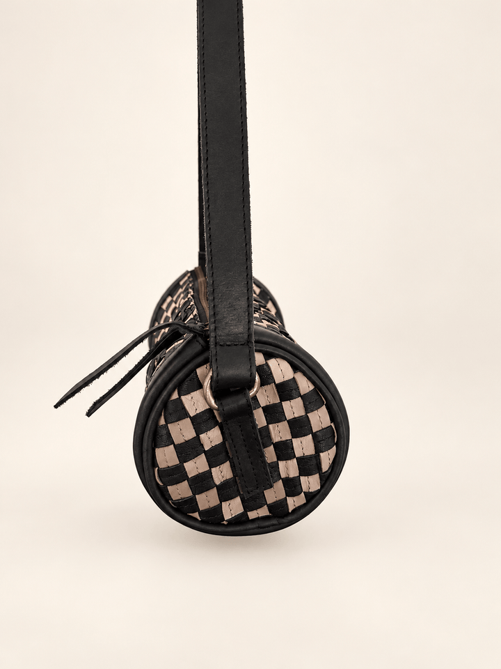 ShopYego Bags Konso Handcrafted Leather Barrel Bag