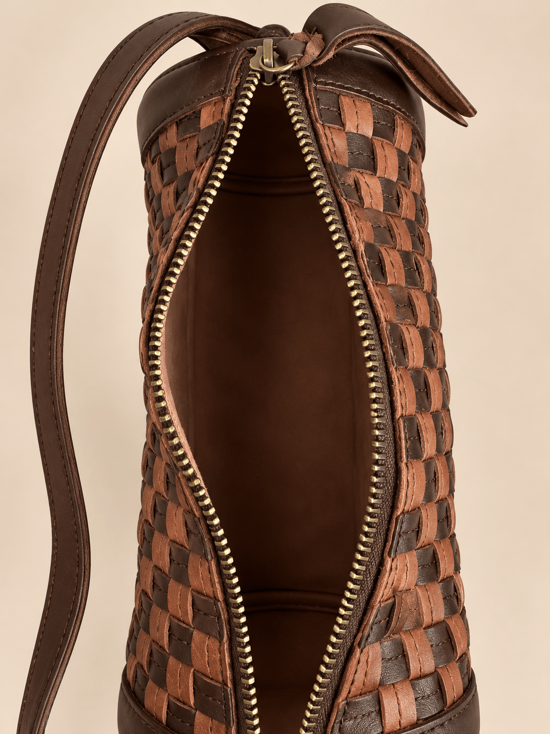 ShopYego Bags Konso Handcrafted Leather Barrel Bag