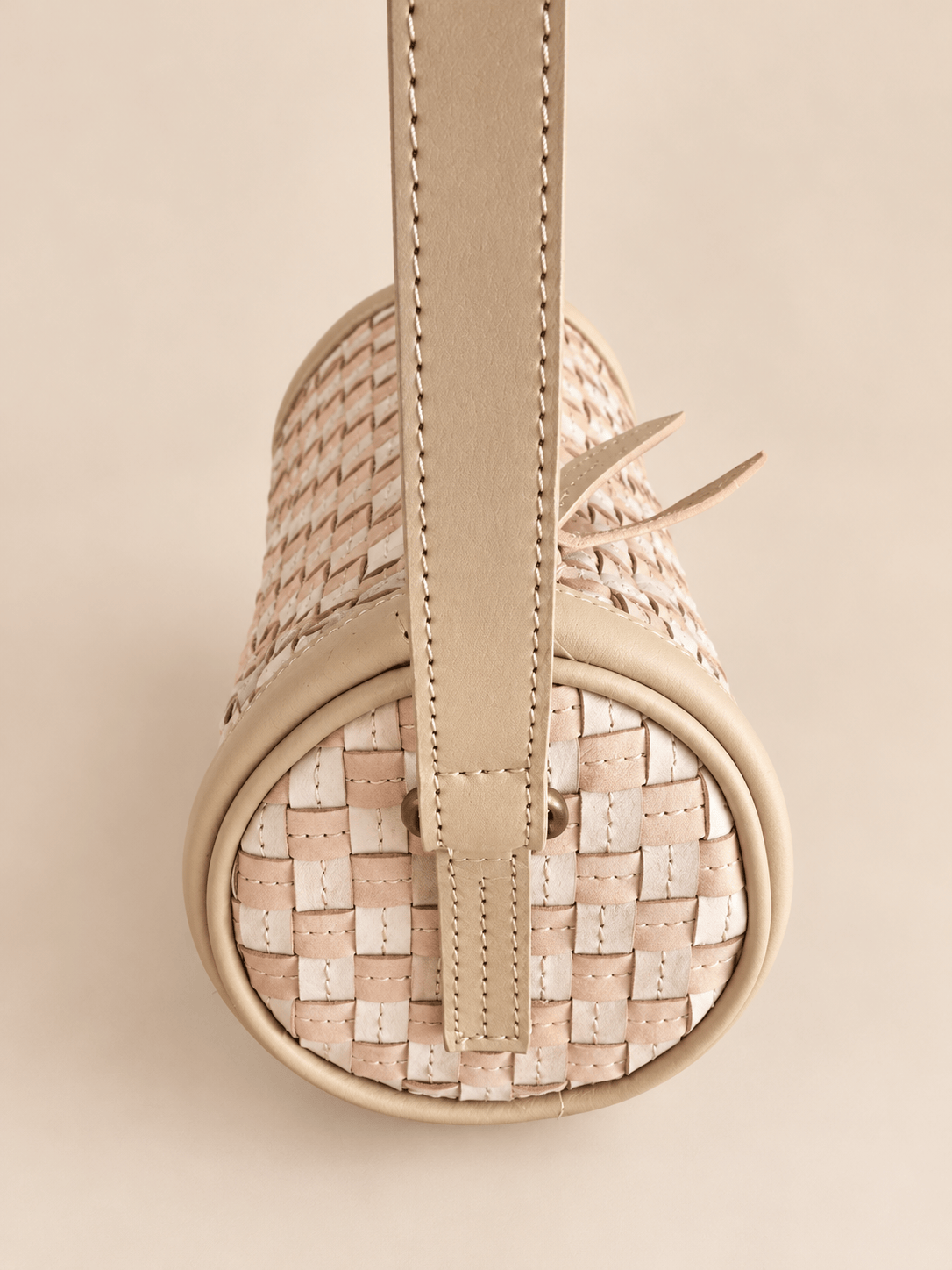 ShopYego Bags Konso Handcrafted Leather Barrel Bag