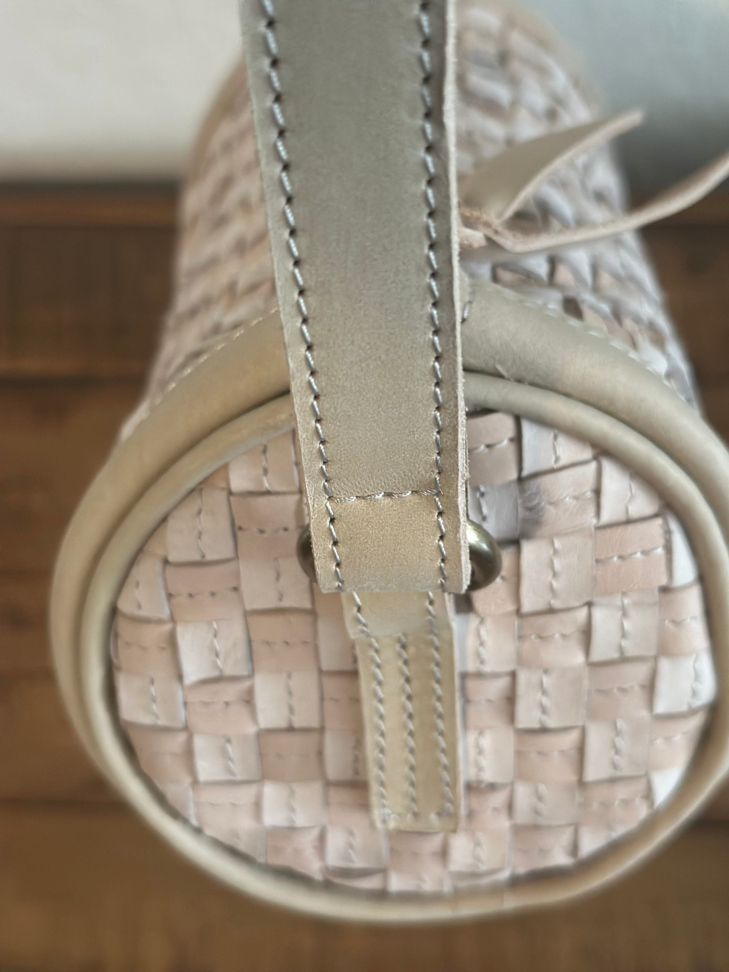 ShopYego Bags Konso Handcrafted Leather Barrel Bag