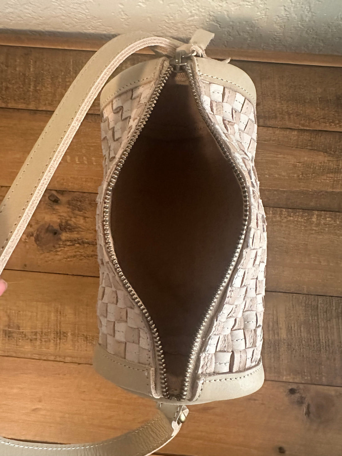 ShopYego Bags Konso Handcrafted Leather Barrel Bag