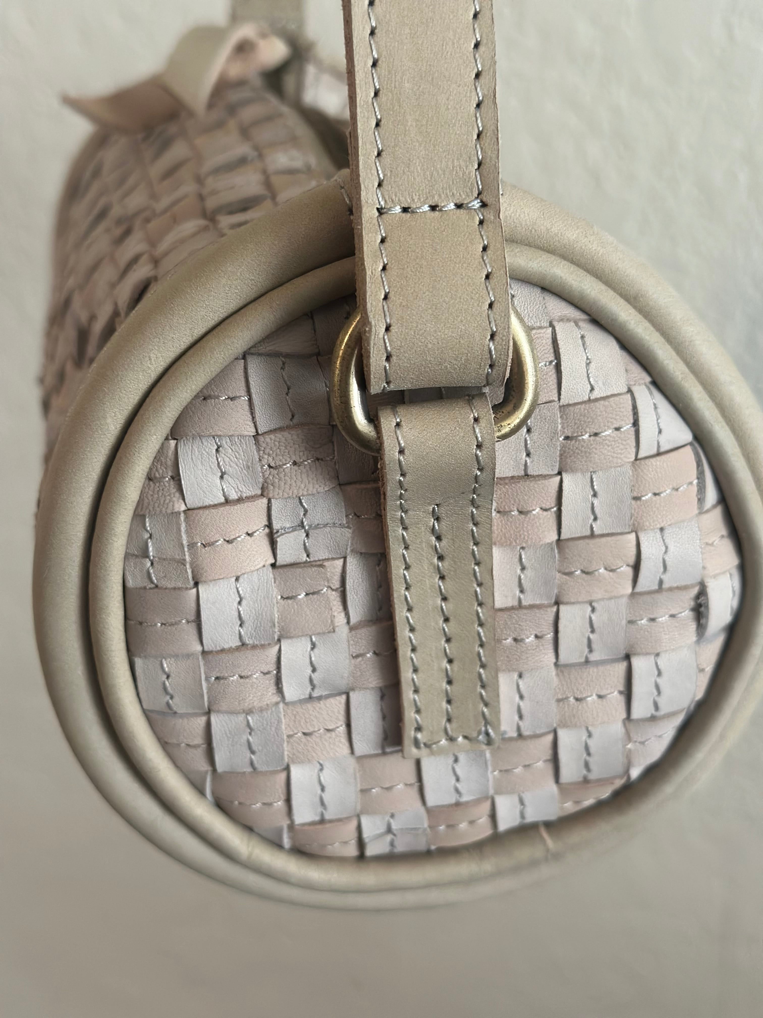 ShopYego Bags Konso Handcrafted Leather Barrel Bag