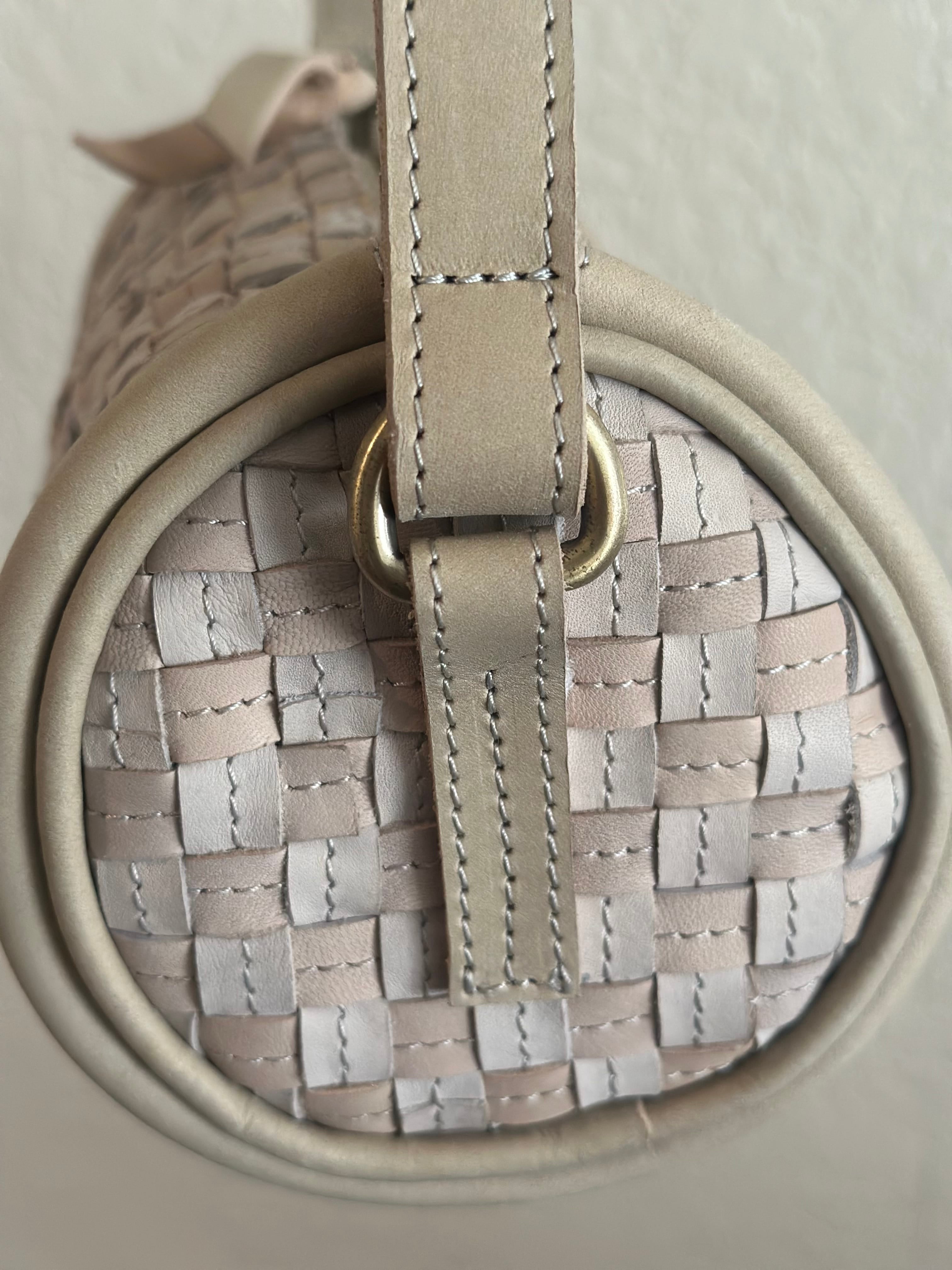 ShopYego Bags Konso Handcrafted Leather Barrel Bag