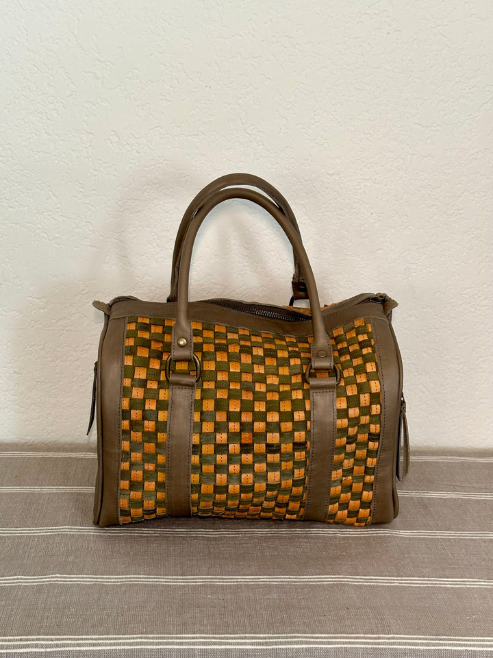 ShopYego Bags Sage & Caramel Semira Handbag