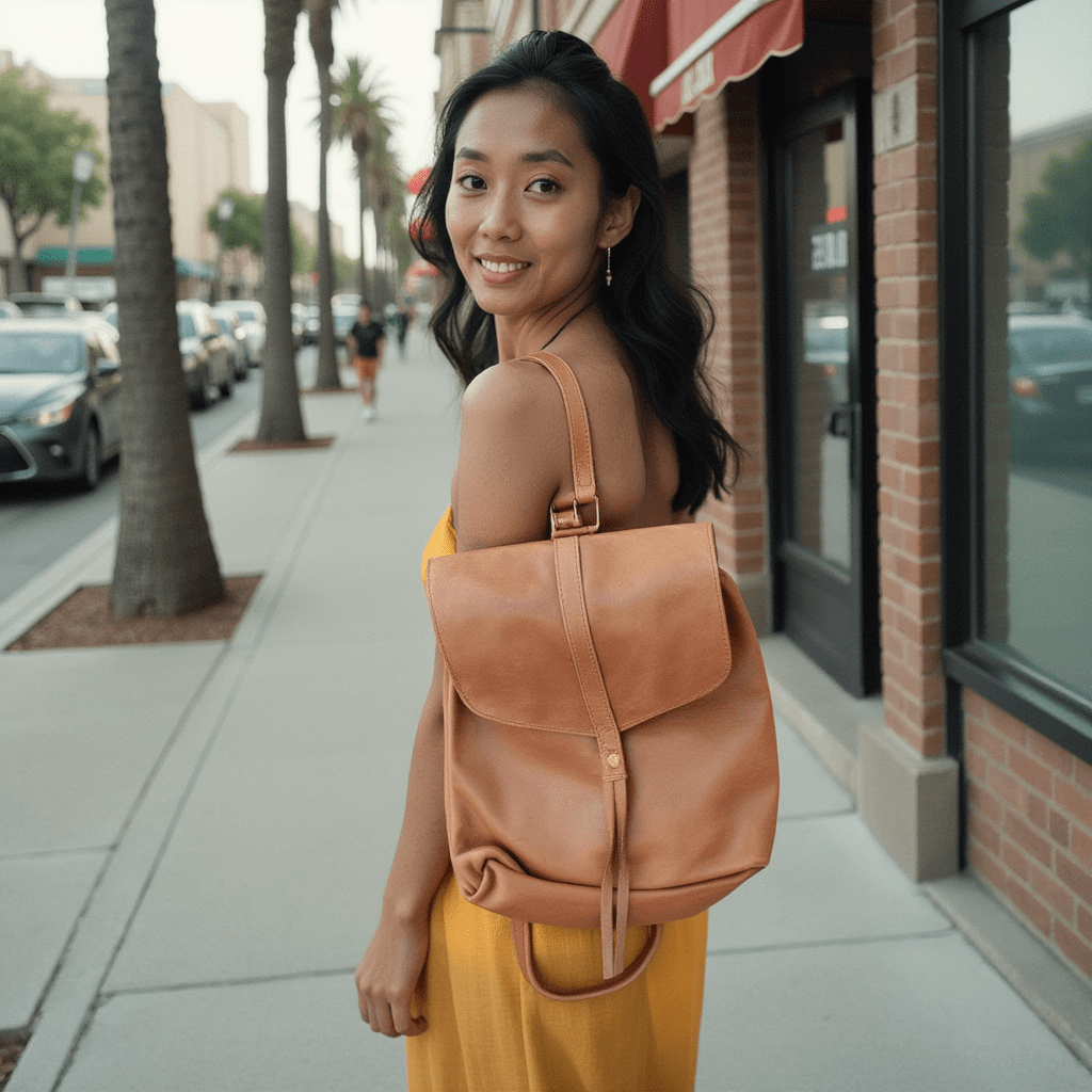 ShopYego Bags Tan Makanisa Backpack