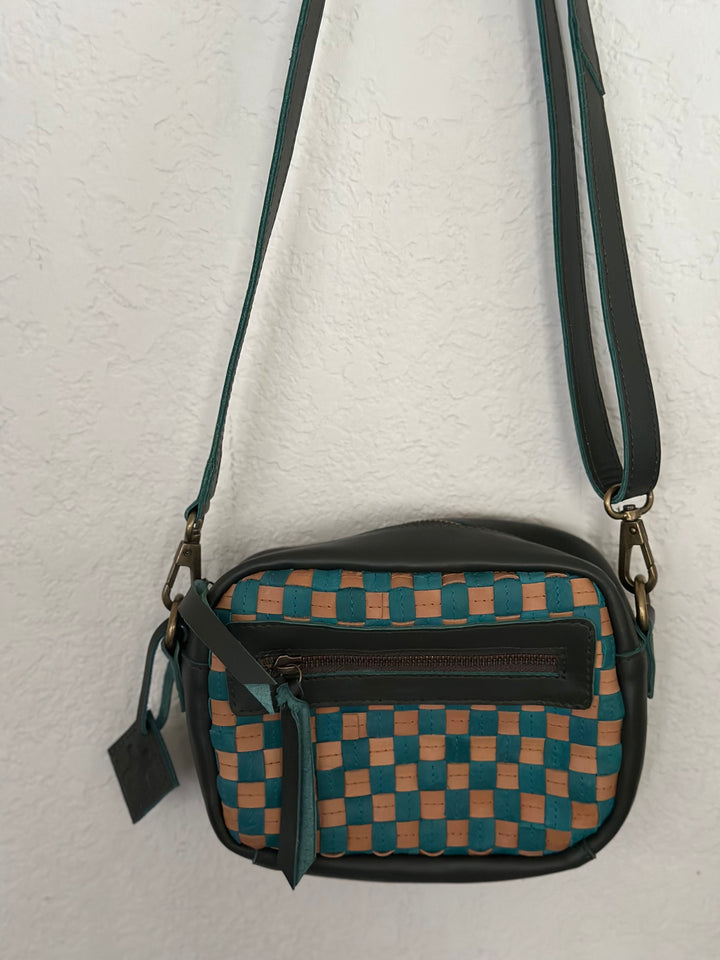 ShopYego Bags Teal & Dune Gode Mini Camera Bag- Teal & Dune