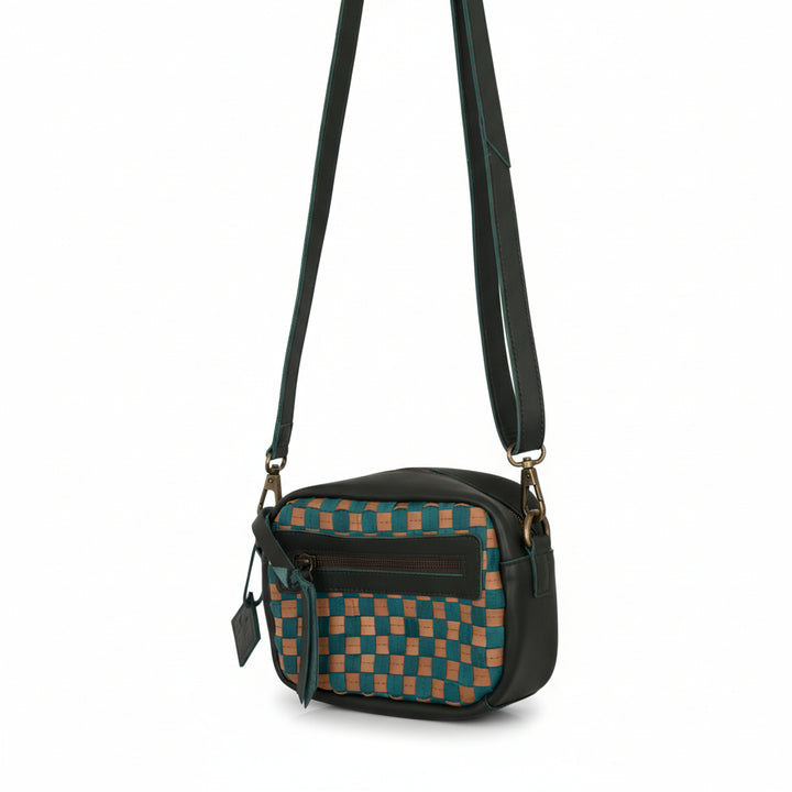 ShopYego Bags Teal & Dune Gode Mini Camera Bag- Teal & Dune