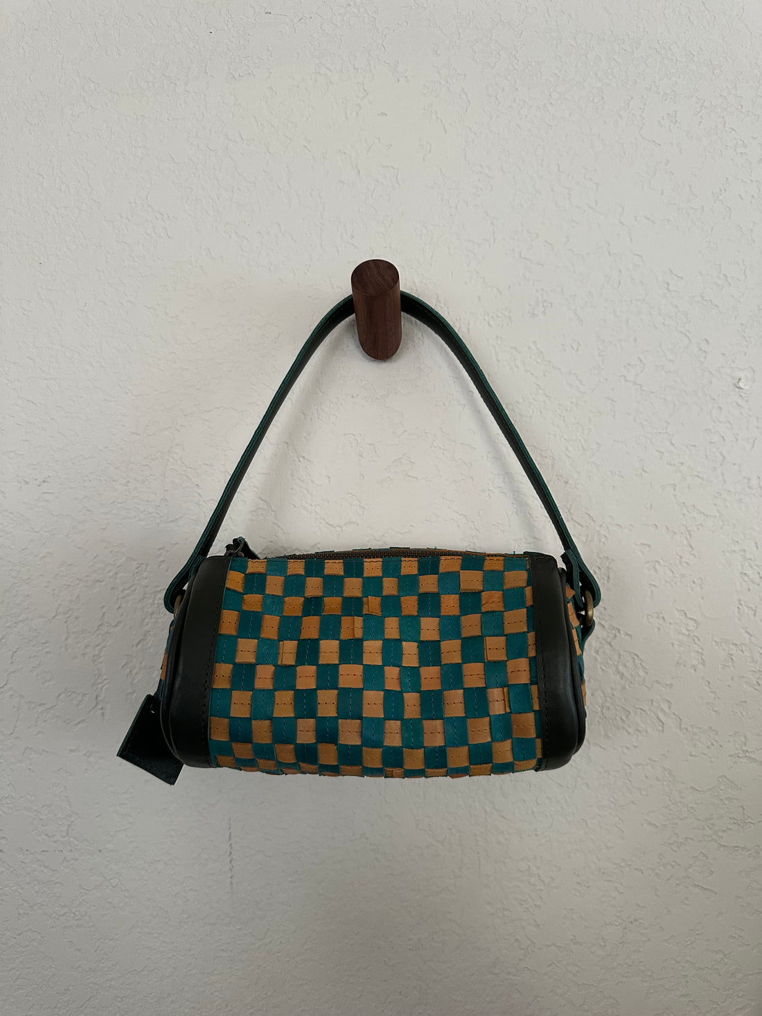 ShopYego Bags Teal & Dune Konso Barrel Bag- Teal & Dune