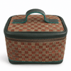 ShopYego Bags Terra Verde Kobo Handwoven Leather Makeup Bag & Travel Case