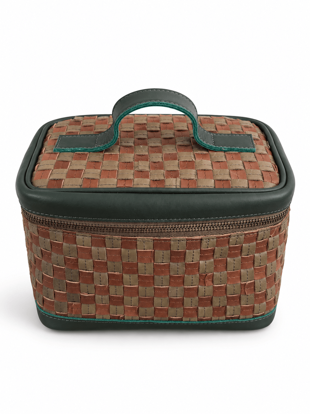ShopYego Bags Terra Verde Kobo Handwoven Leather Makeup Bag & Travel Case