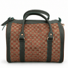 ShopYego Bags Terra Verde Lalibela Handwoven Leather Mini Duffel Bag