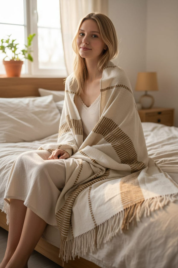 Weldiya Blanket - Desert Clay