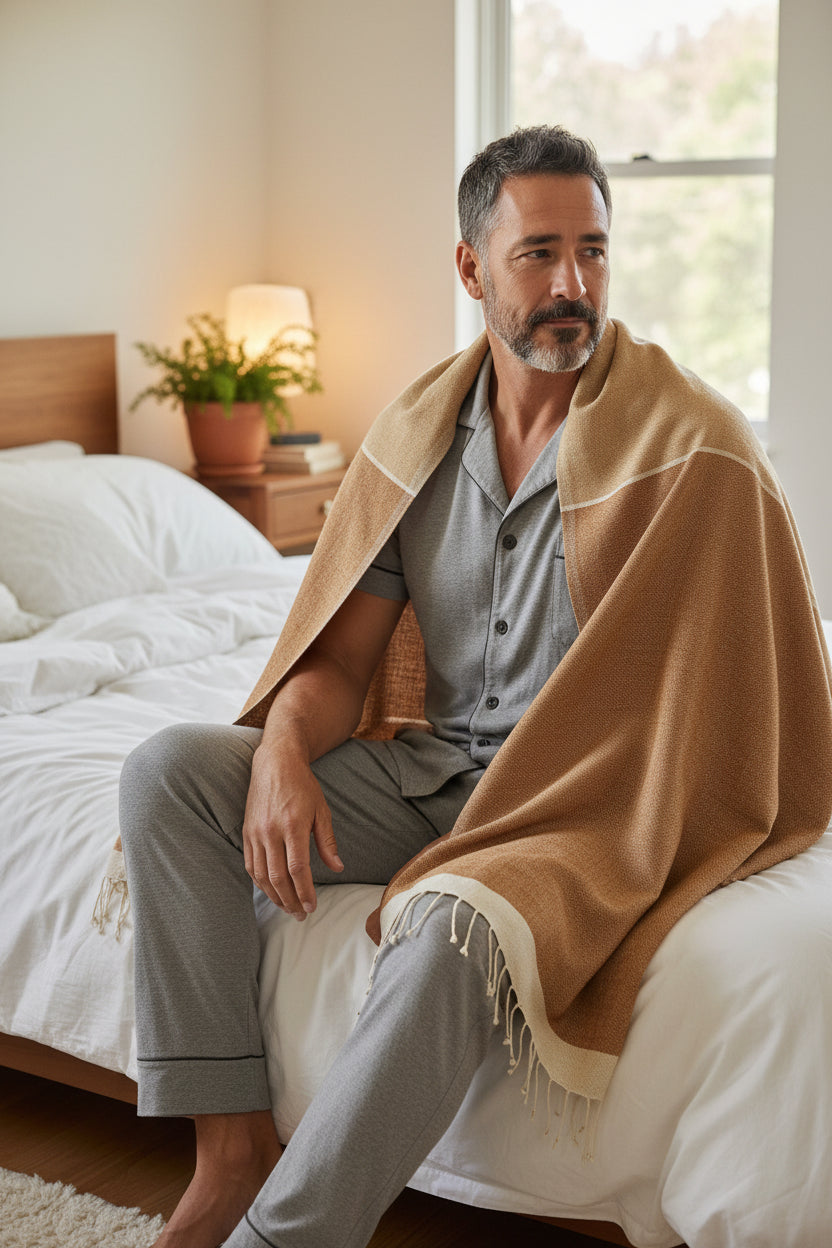 ShopYego Blankets Sahara Umber Asella Blanket- Sahara Umber