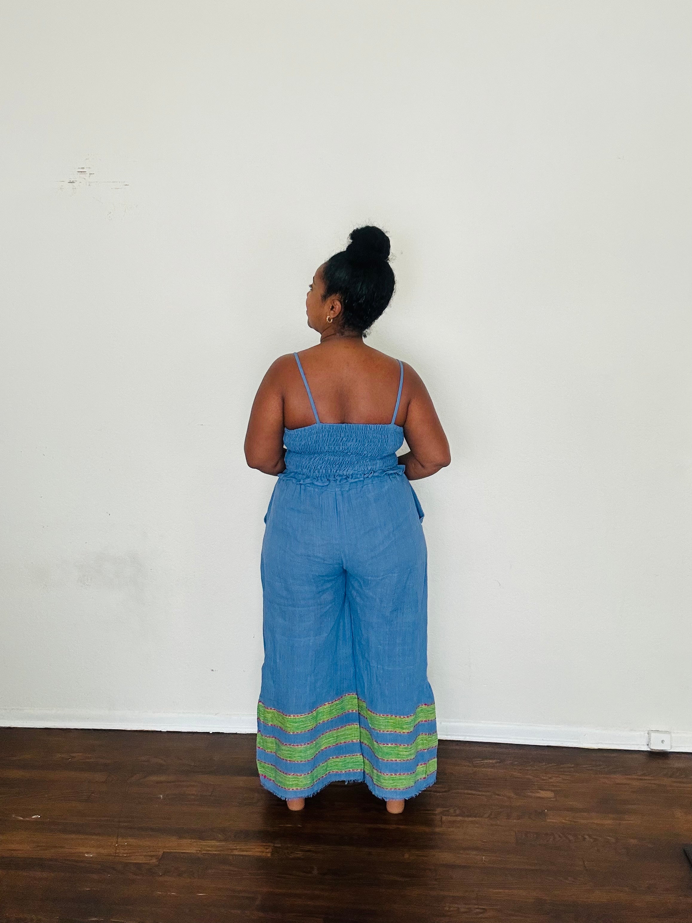 ShopYego bottoms Ocean Stone Melat Pants - Ocean Stone