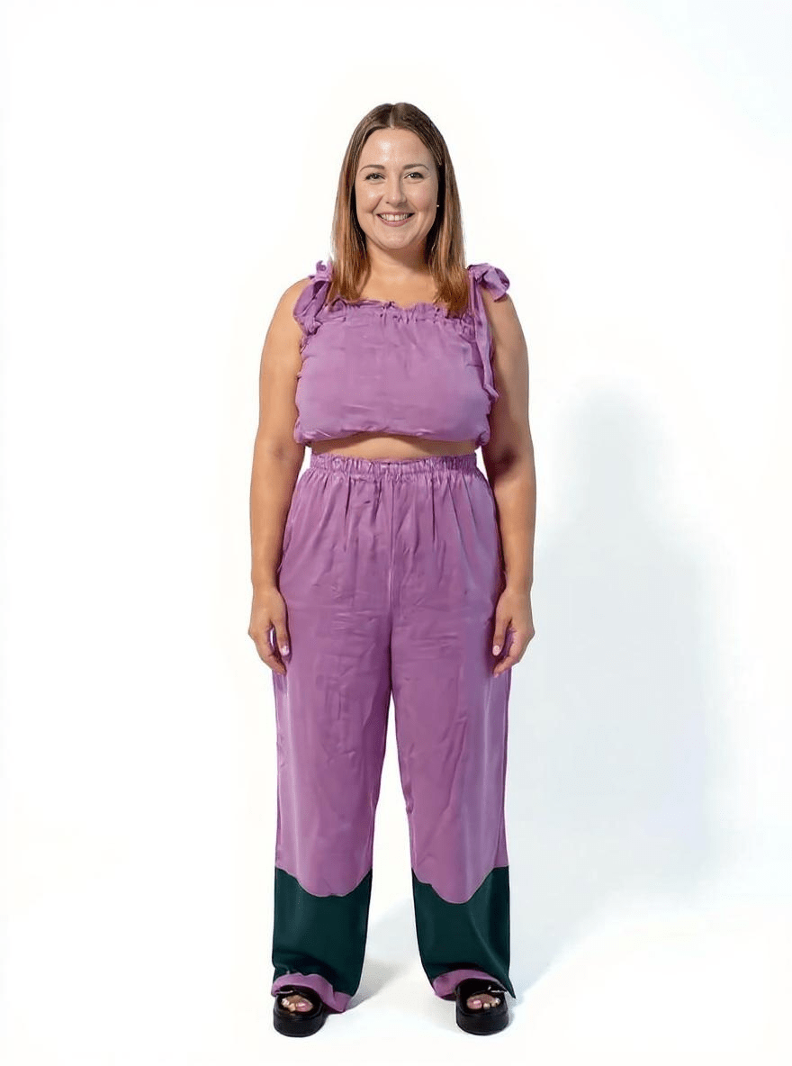 ShopYego bottoms Purple Rahel Pants
