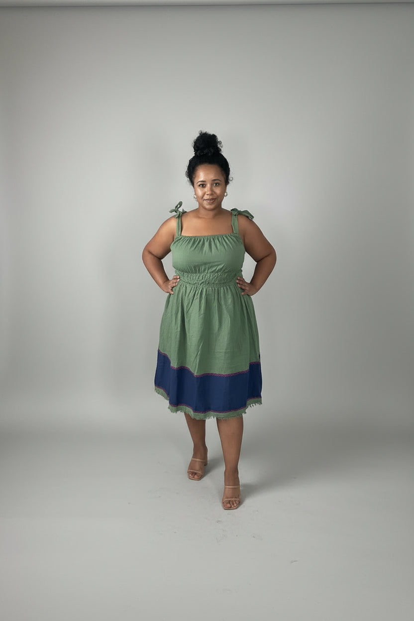 ShopYego Dress Color Gelila Dress- Sage Grove