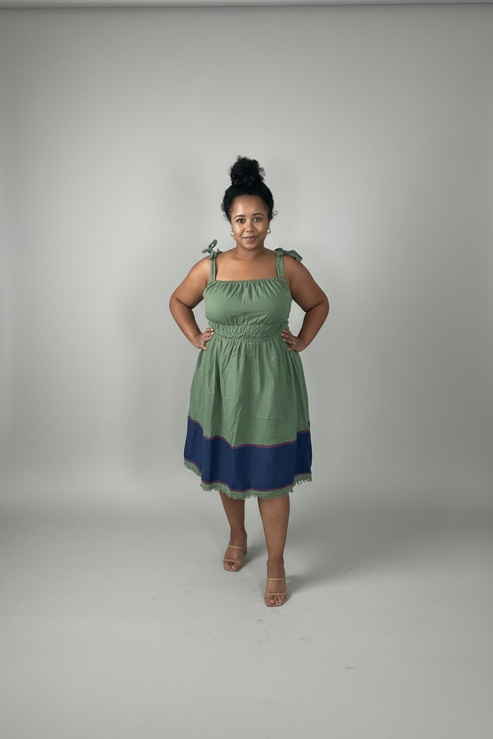 ShopYego Dress Color Gelila Dress- Sage Grove