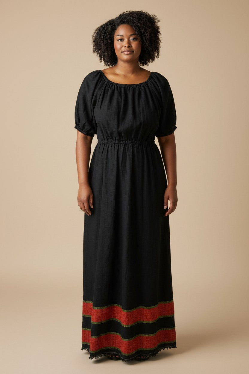 ShopYego Dress Color Maaza Dress - Harar Night Noir