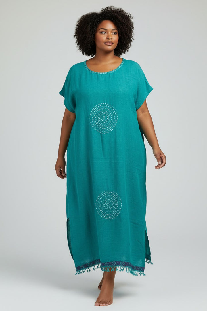 ShopYego Dress Color Mahiya Dress- Highland Turquoise