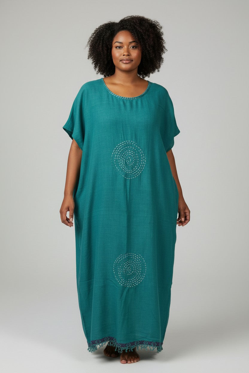 ShopYego Dress Color Mahiya Dress- Highland Turquoise