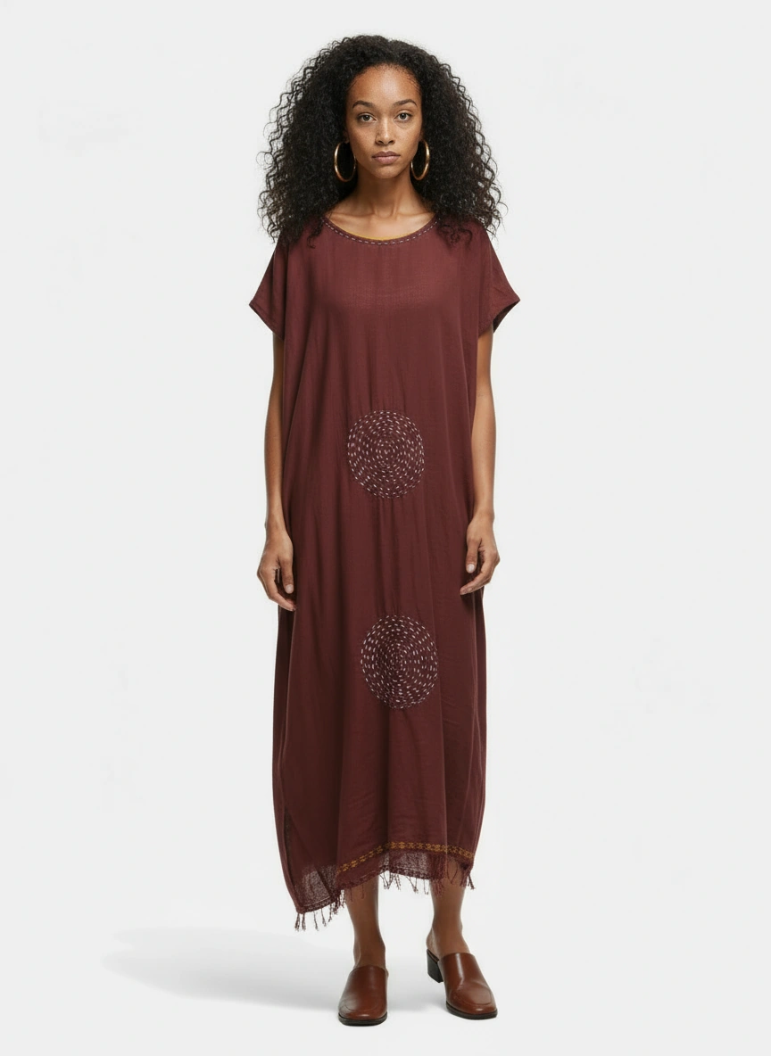 ShopYego Dress Color Mahiya Dress- Plum Horizon